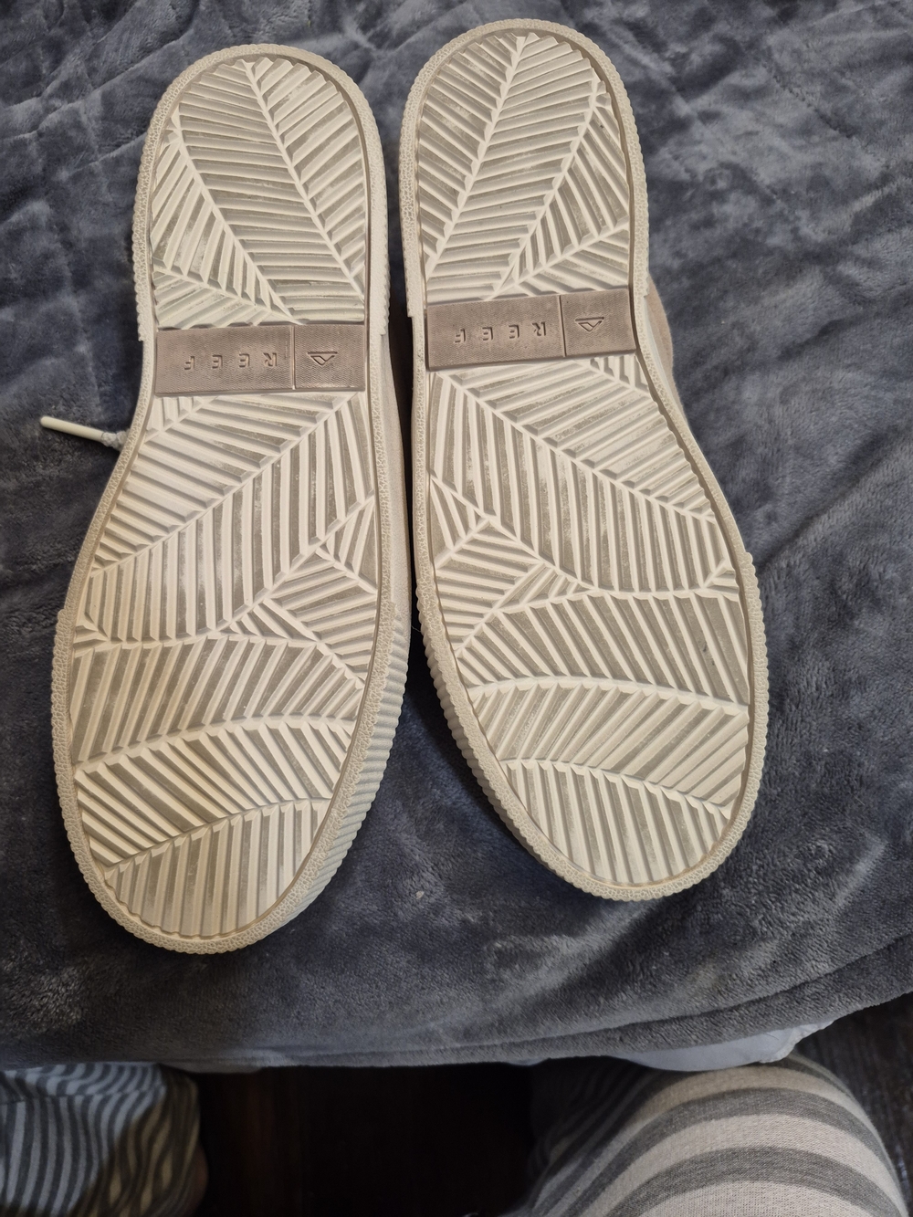 Reef Lay Day Dawn Sneakers - White with Orange Accent - Picture 3 of 3